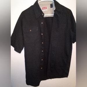 Wrangler button up work shirt